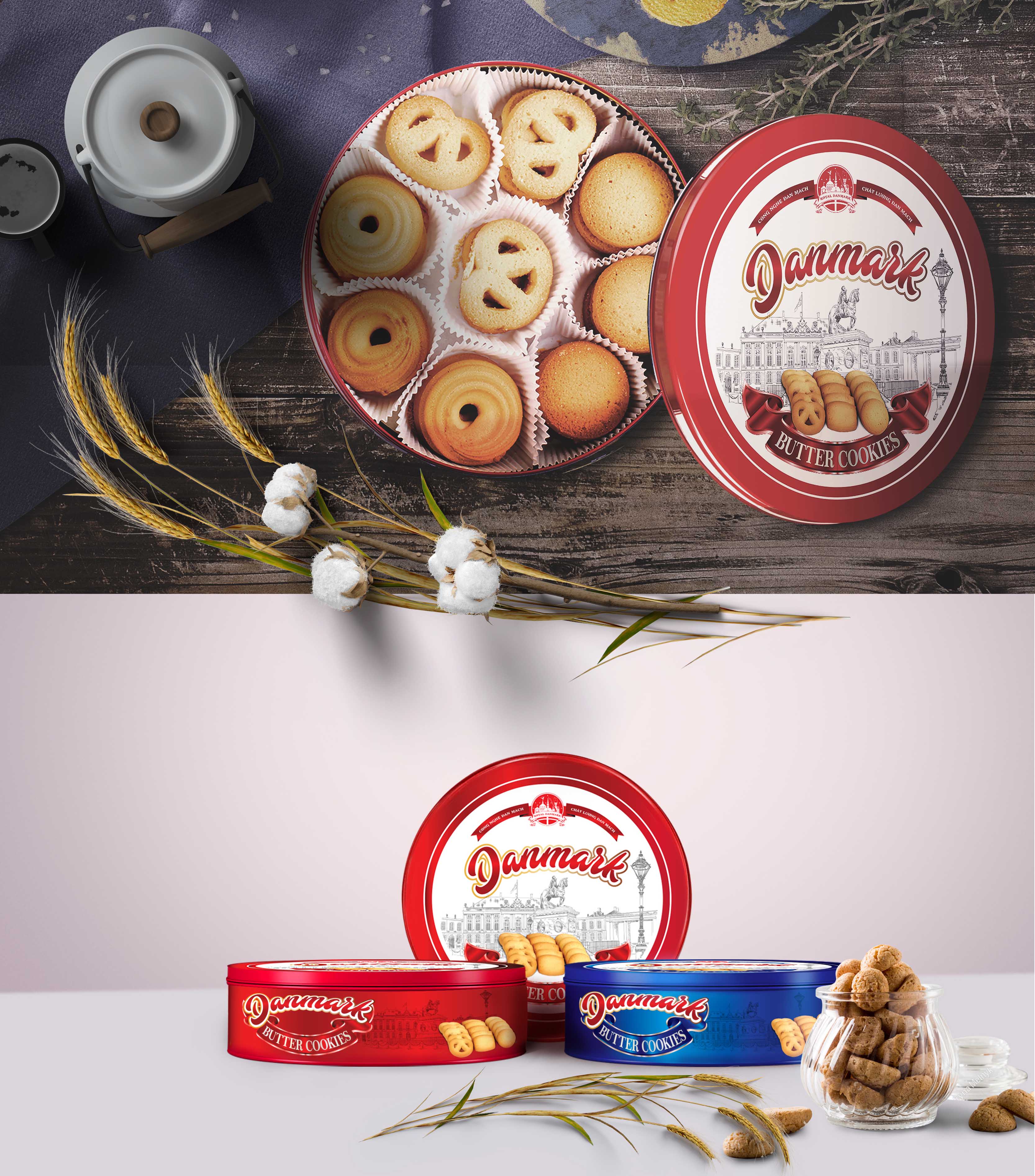 BHI - Thiết kế logo và bao bì sản phẩm thương hiệu Royal Danmark